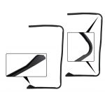 Dichtung Drehfenster VW Bus T2 T2a T2b 68-79 Bulli T2 zwischen Rahmen und Glas SET vergl. 221845295A